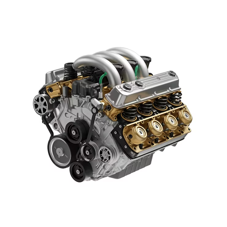 Isolated automotive engine